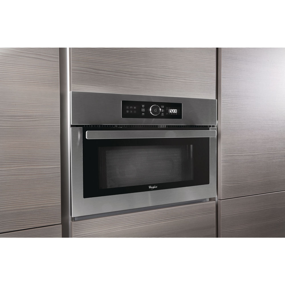 Whirlpool Absolute AMW 515/IX Built-In Microwave in Stainless Steel
