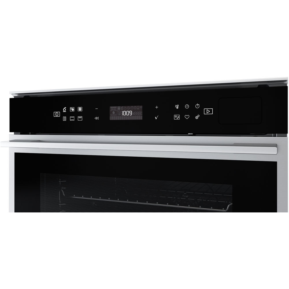 Whirlpool built in electric oven in Stainless Steel, self cleaning